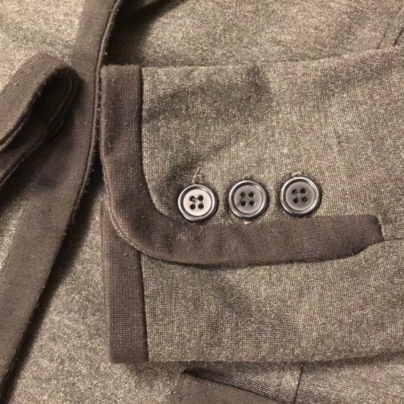 🧥 RW&CO Grey/Black Short Fitted Blazer Size M - Picture 6 of 11